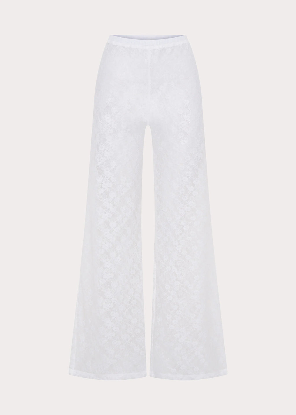 Matcha Lace Pants - White