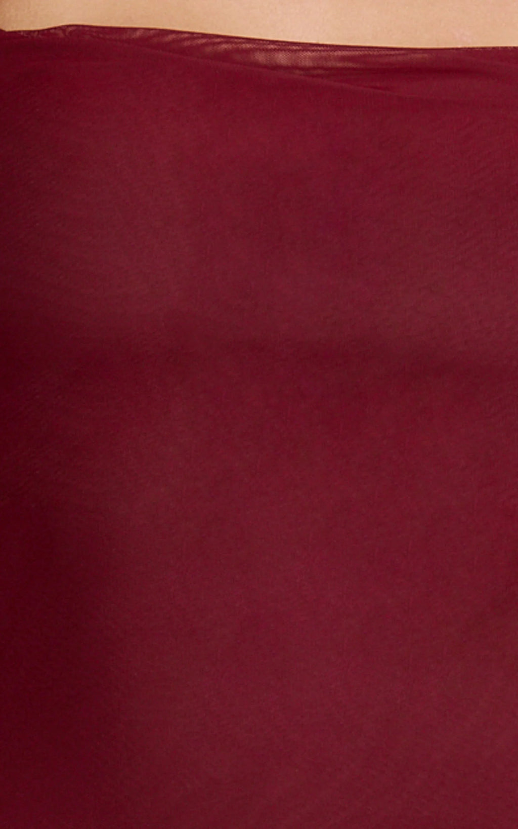Rosha Midi Dress - Ruffle Strap Dress in Wine