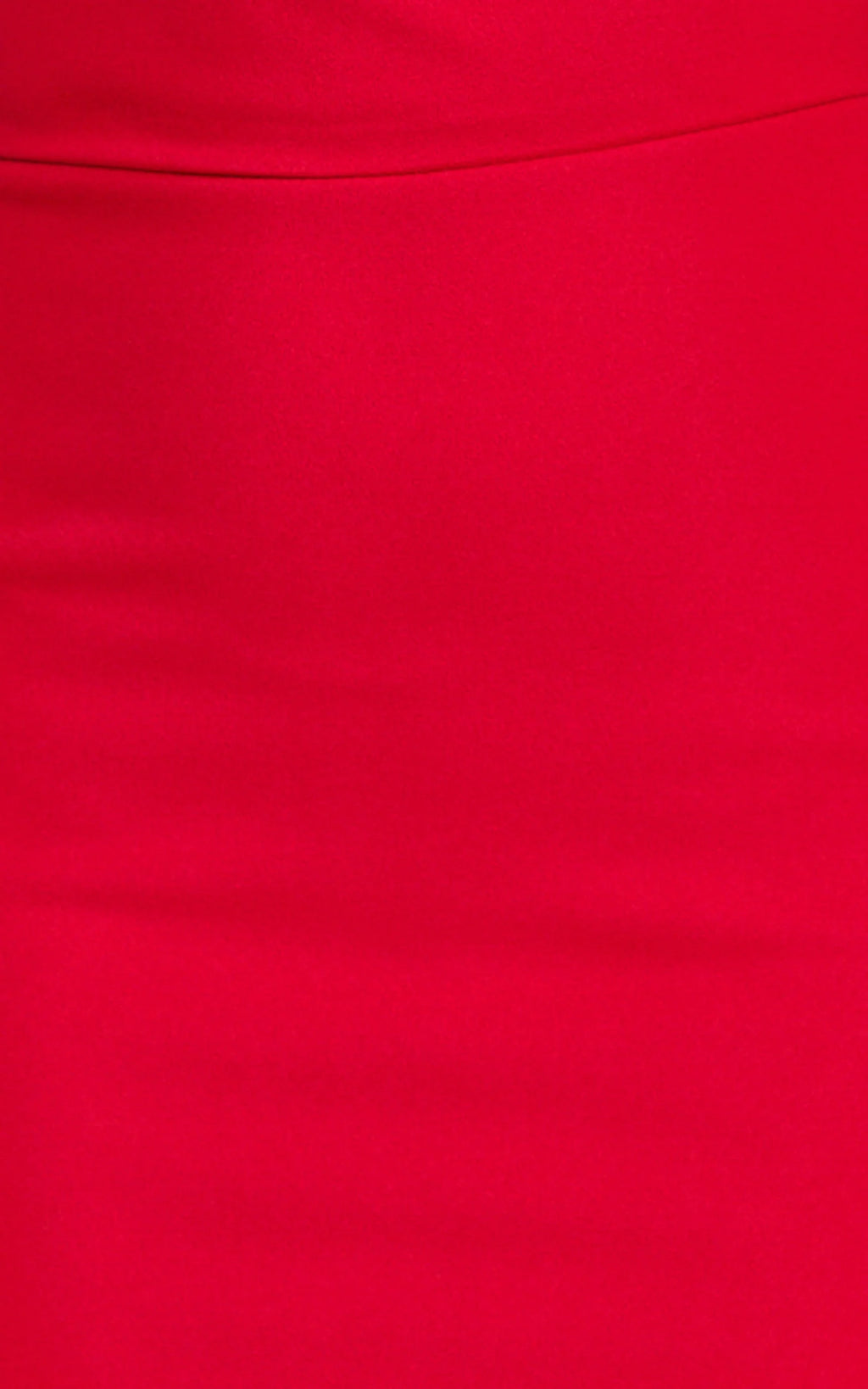 Nalfie Mini Dress - Tipped Shoulder Jersey Drape Dress in Red
