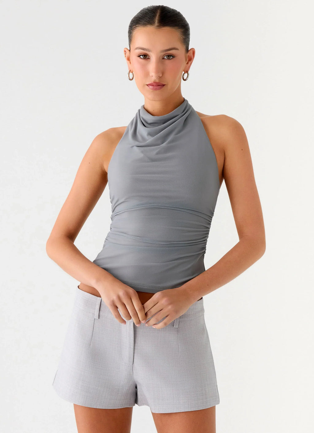 Rosana Halter Top - Grey