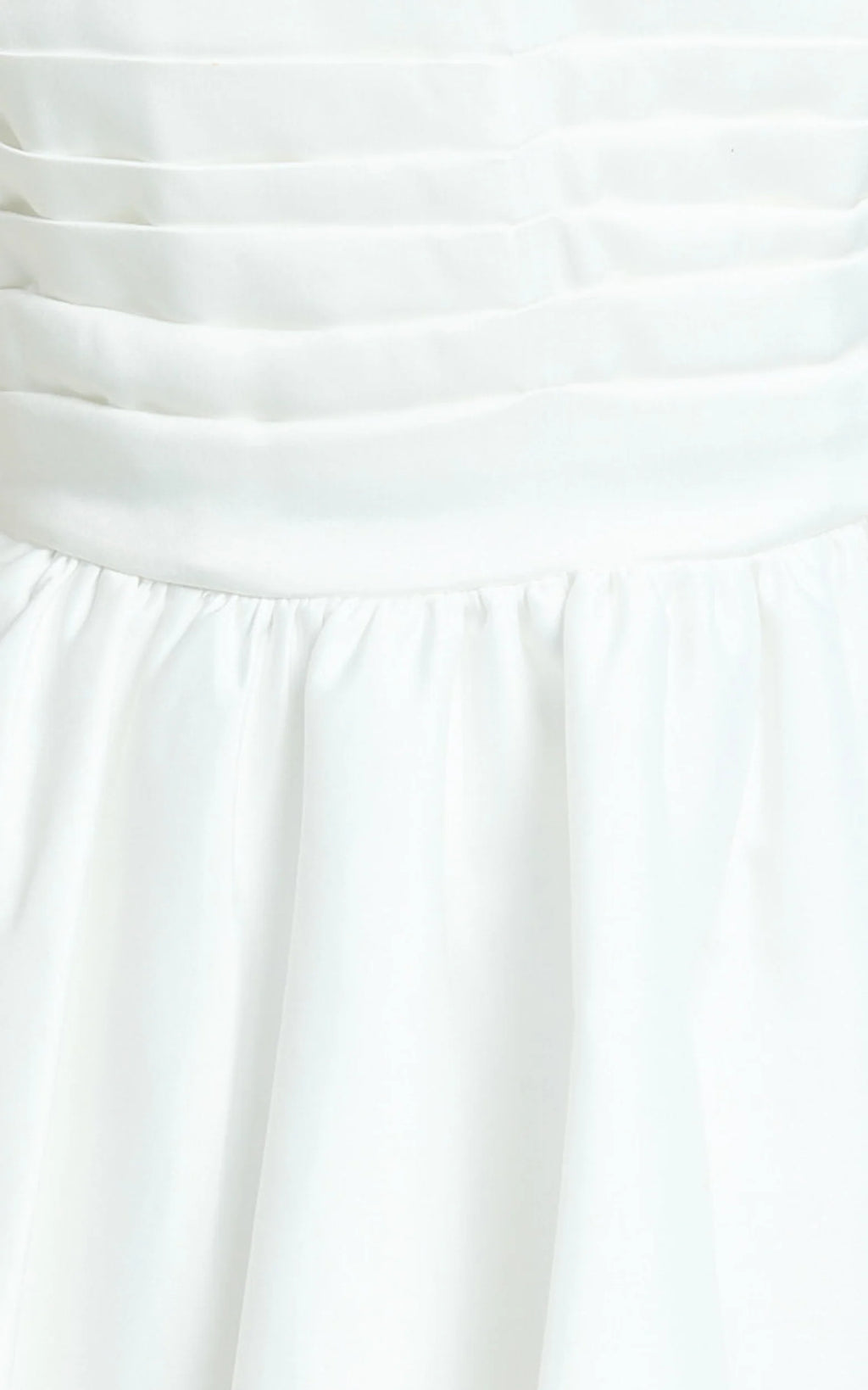 Bianca Mini Dress - Strapless Fit And Flare Dress in Ivory