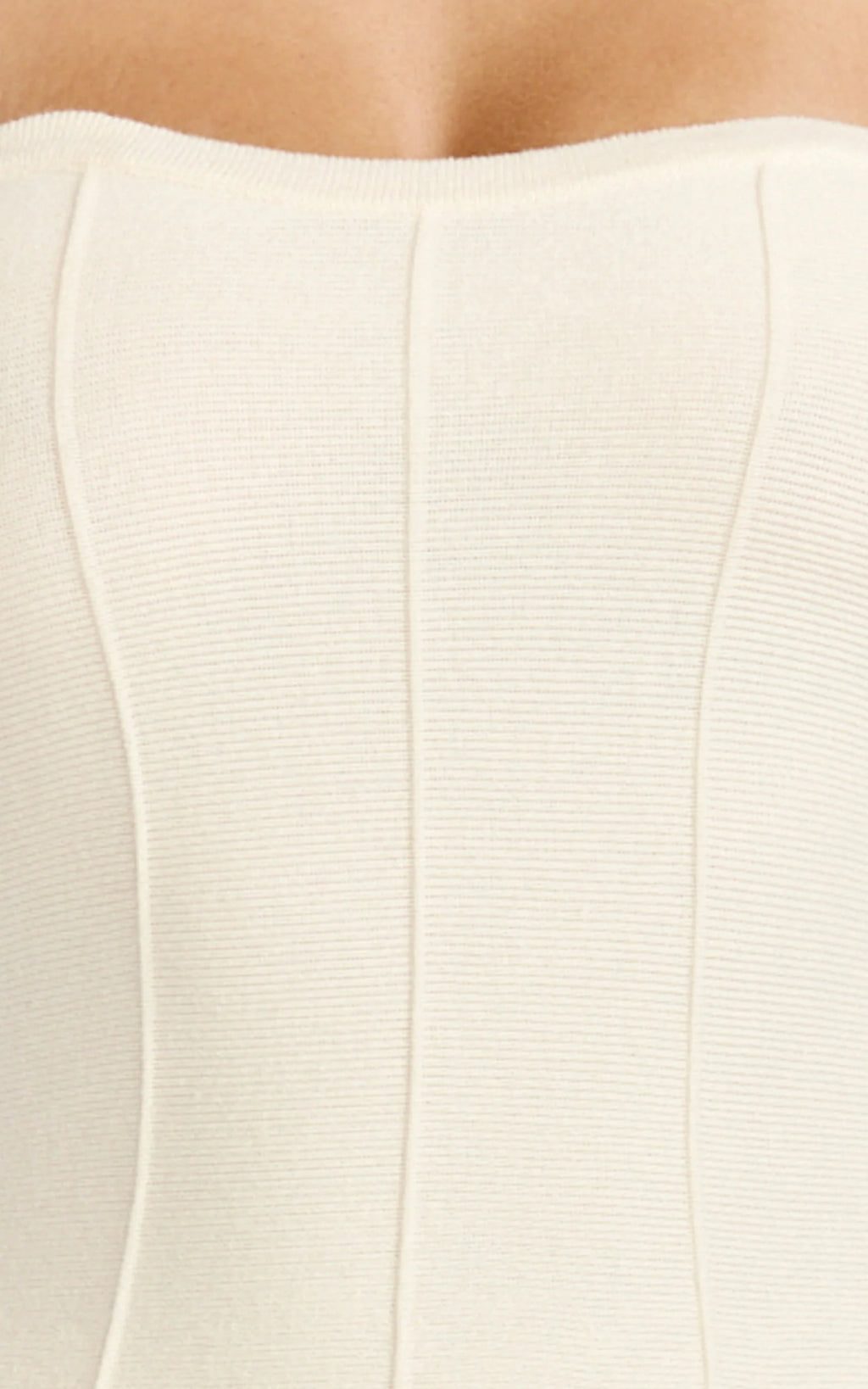 Roselisse Mini Dress - Strapless Sweetheart Fit & Flare Mini Dress in Cream
