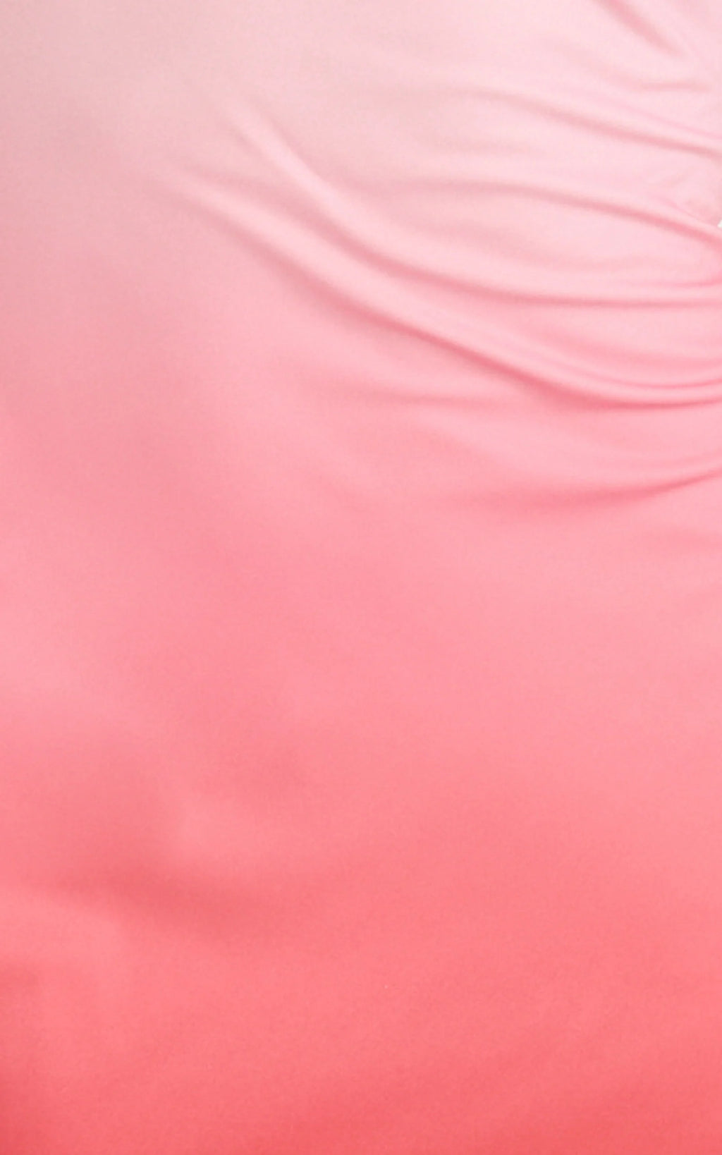 Lolly Maxi Dress - Strapless Bias Column Dress with Scarf in Blush Ombre Print