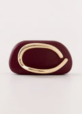 Avenna Clutch Bag - Maroon