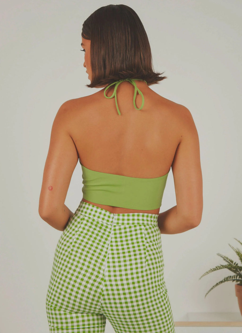 Angel Like You Crop - Lime