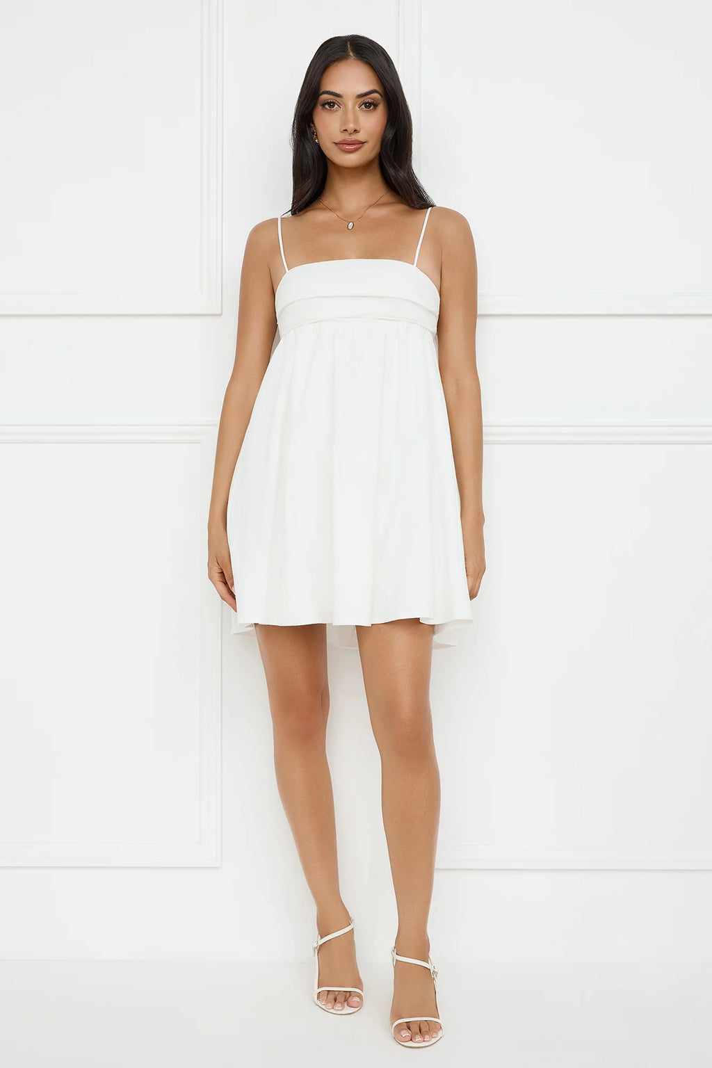 Sands Of Paradise Mini Dress White