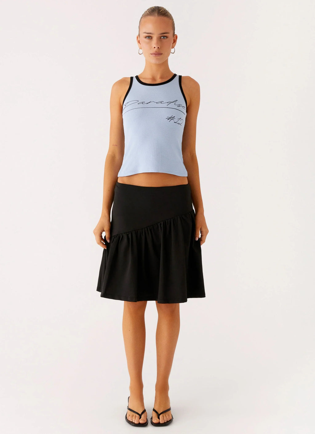 Rayna Midi Skirt - Black