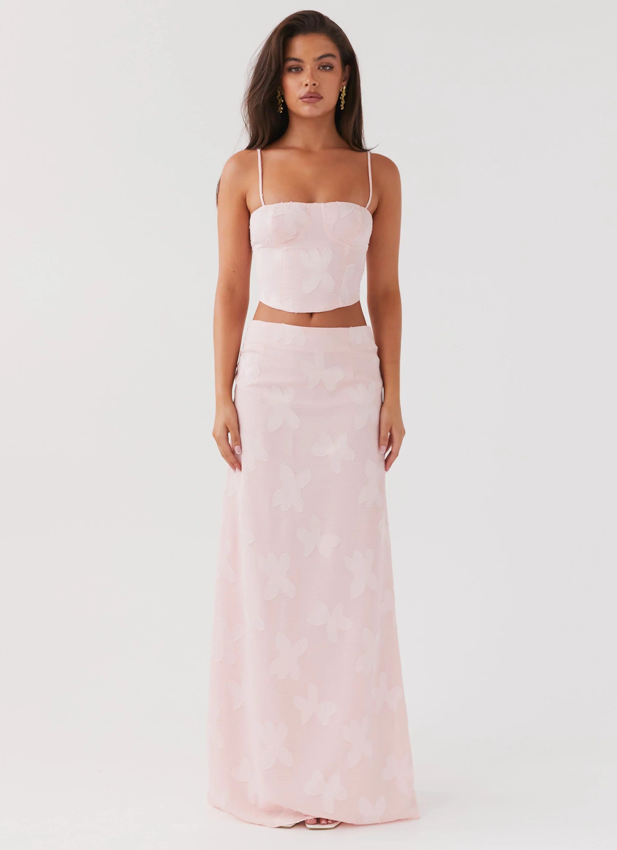 Best Love Lace Up Top - Pink Petal
