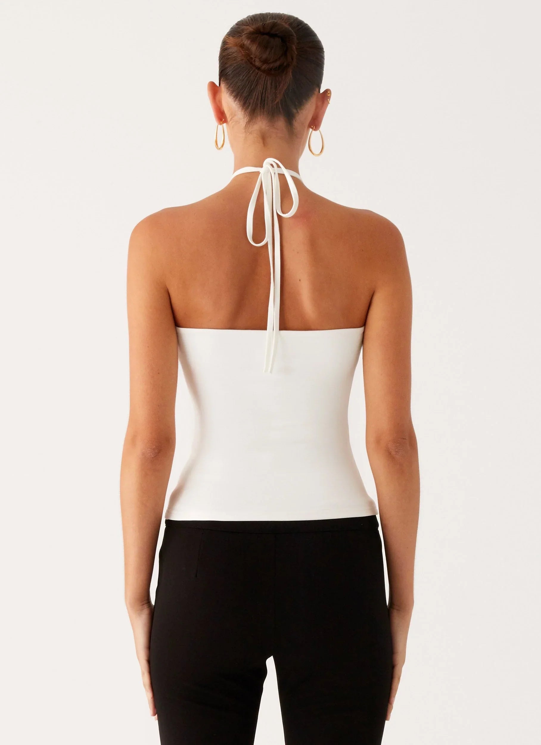 Good Thing Halter Top - White