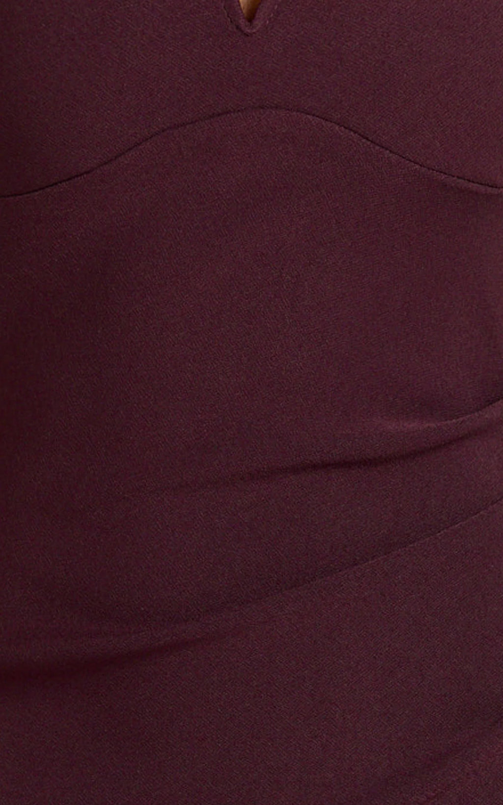 Thelma Maxi Dress - Square Neck Bodycon Dress in Wine