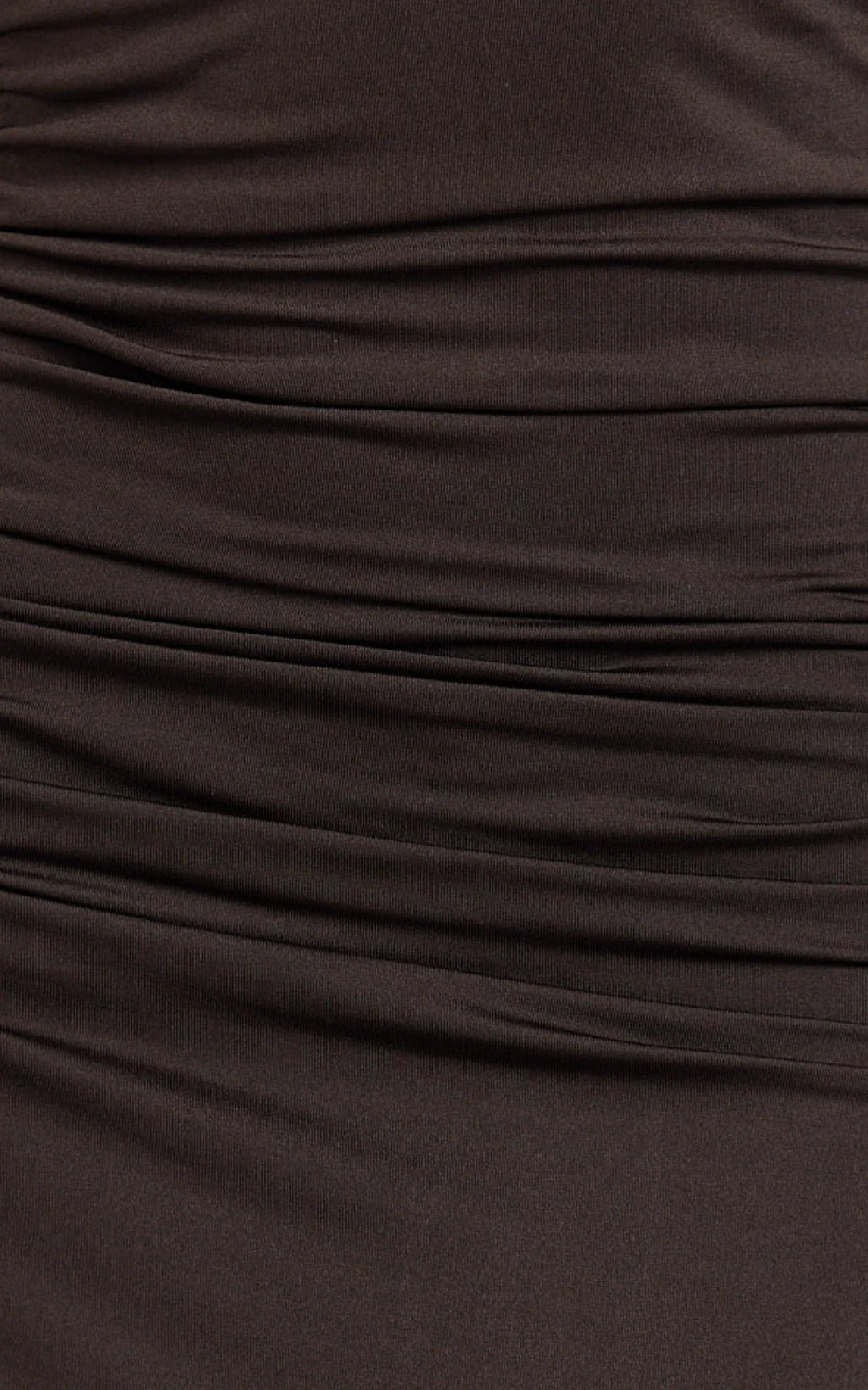 Daniella Maxi Dress - Halter Tie Ruched Maxi Dress in Chocolate