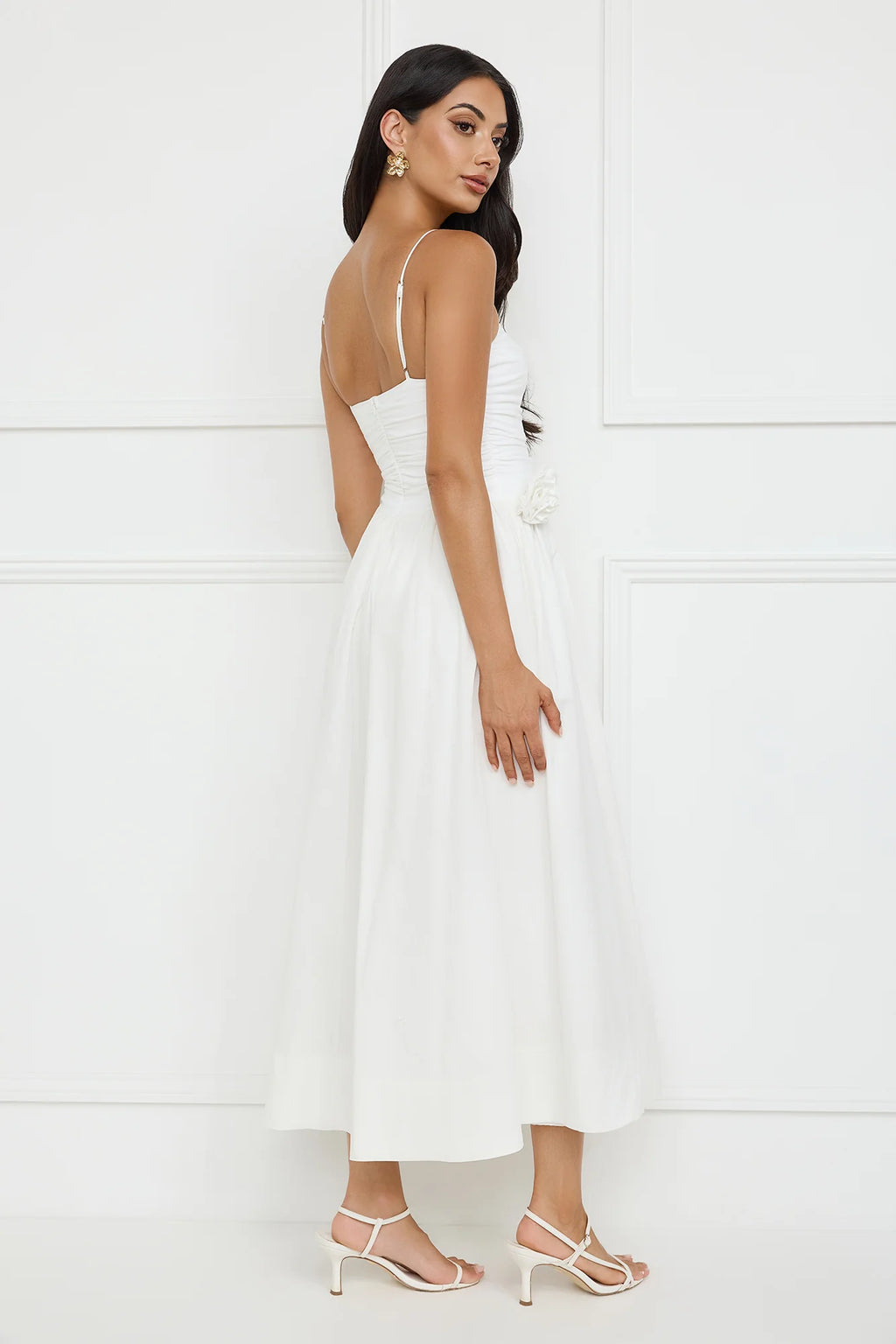 Trendsetter's Way Maxi Dress White