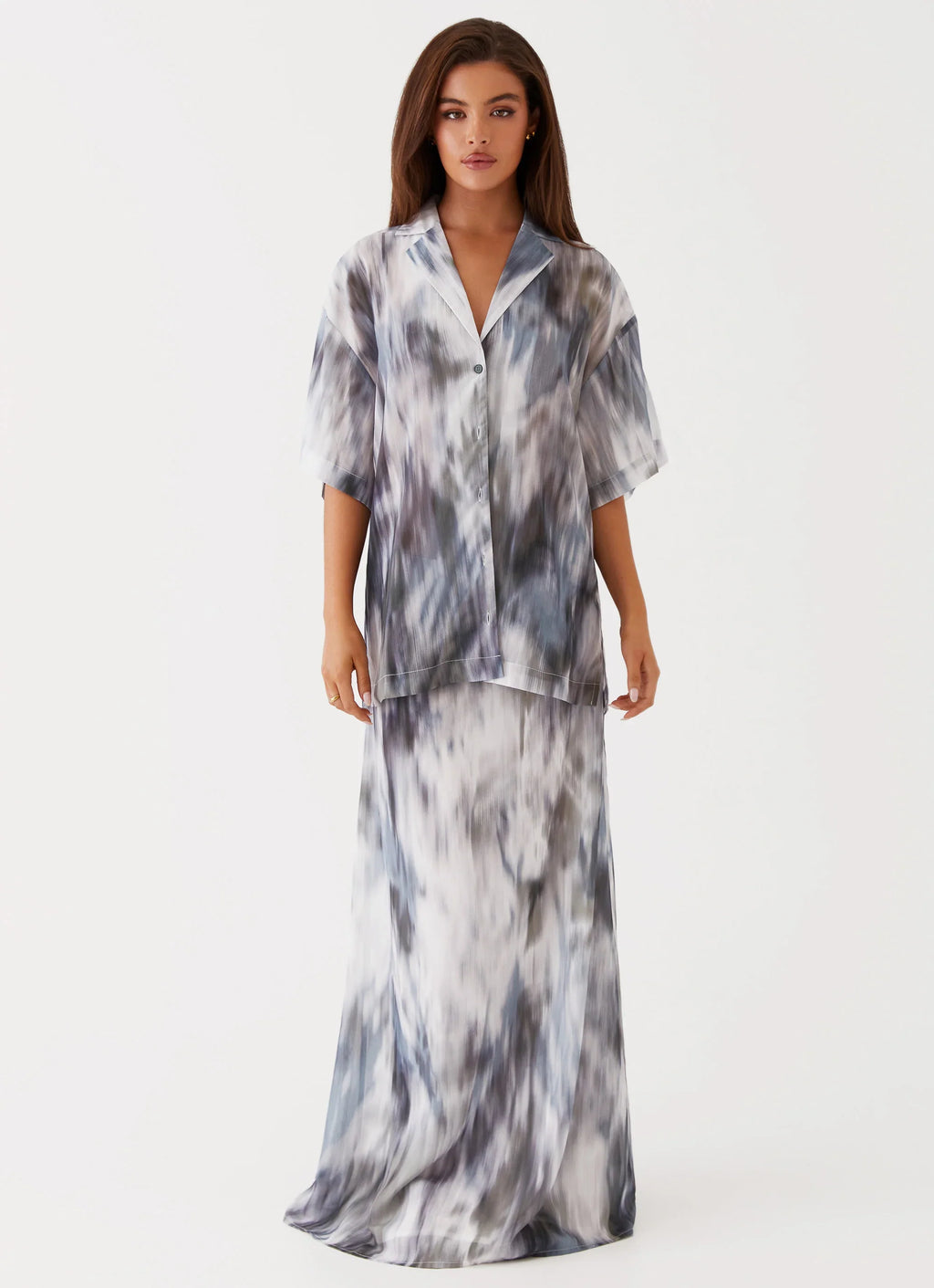 Fight The Feeling Oversized Shirt - Gloom