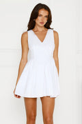 Charming Girl Mini Dress White