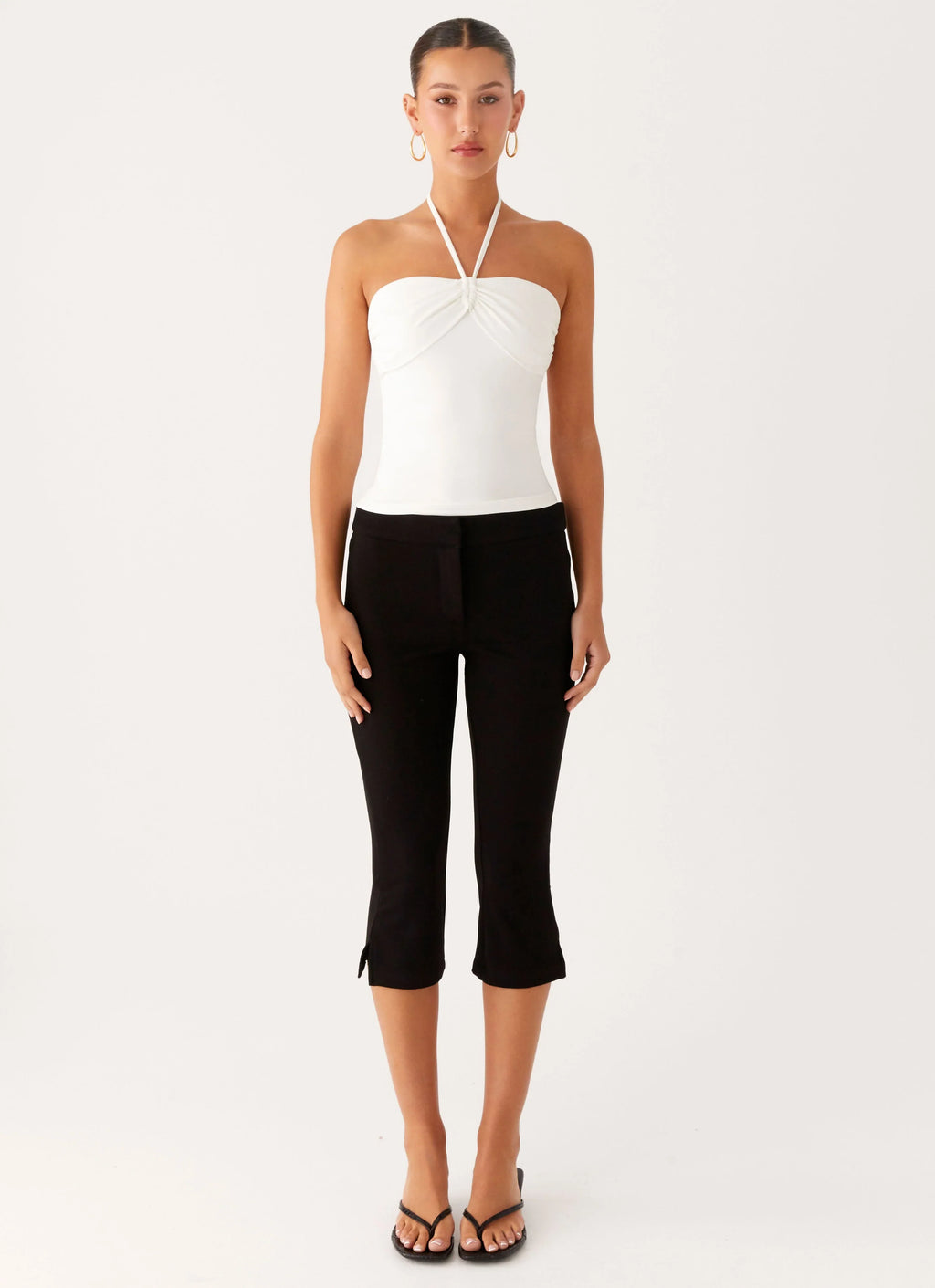 Good Thing Halter Top - White