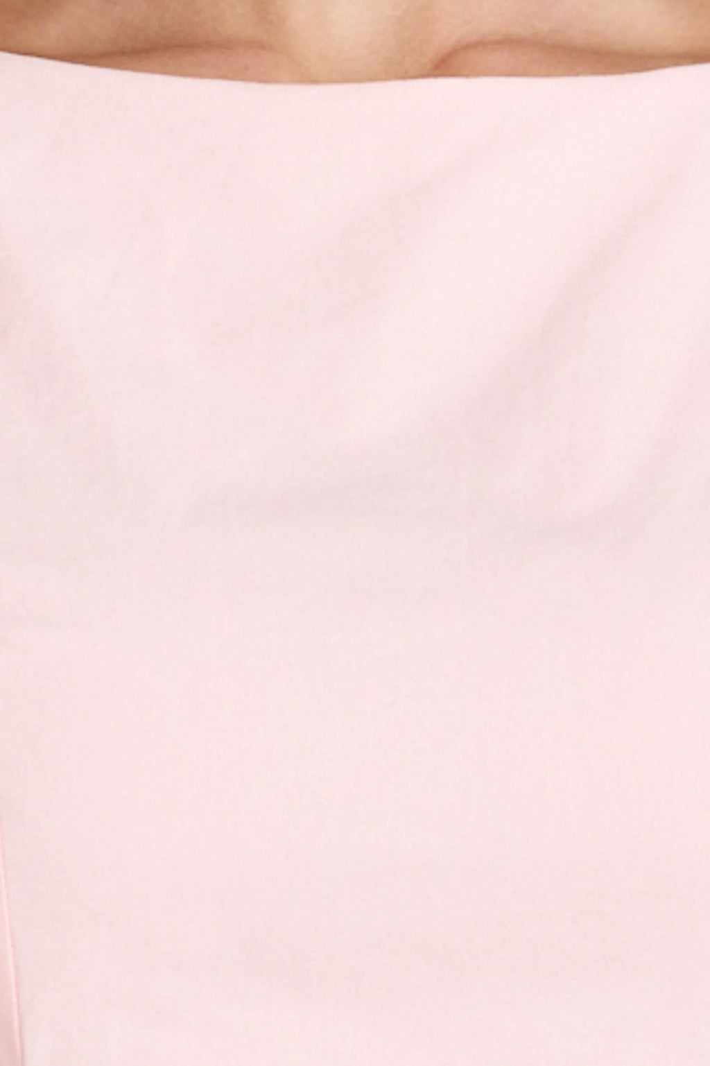 Casina Midi Dress - Boat Neck Tie Back Fit And Flare Dress in Pale Pink