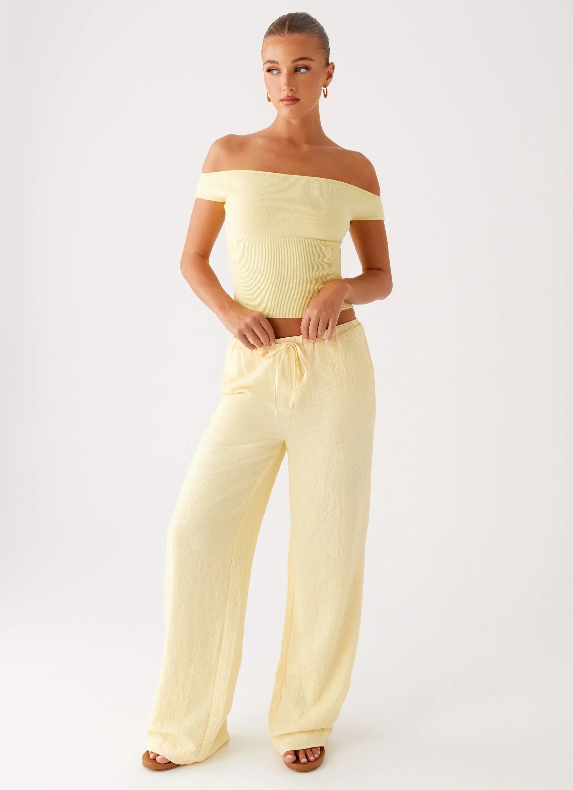 Coleman Knit Top - Yellow