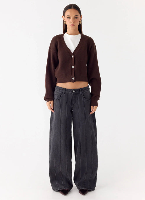 Ashby Knit Sweater - Chocolate