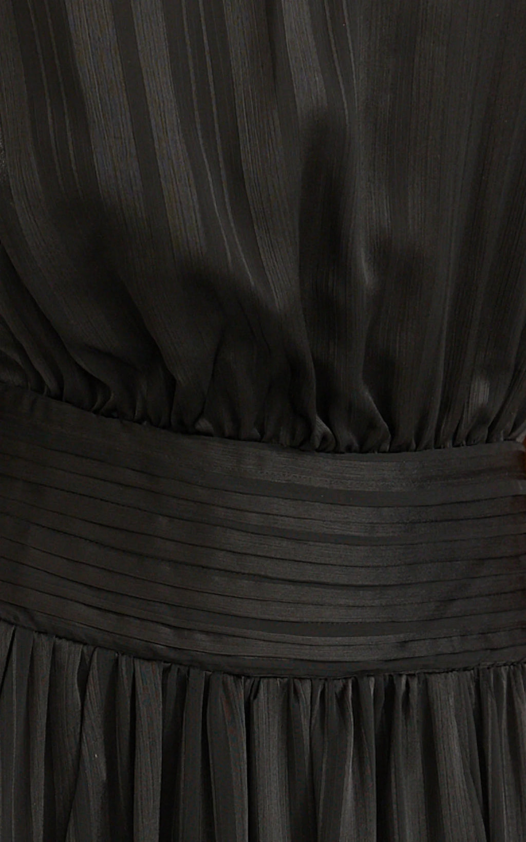 Mirabelle Maxi Dress - Scarf Neck Backless High Low Dress in Black