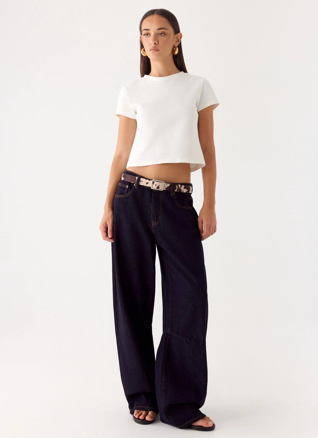 Mercury Kiss Belt - Brown Cow